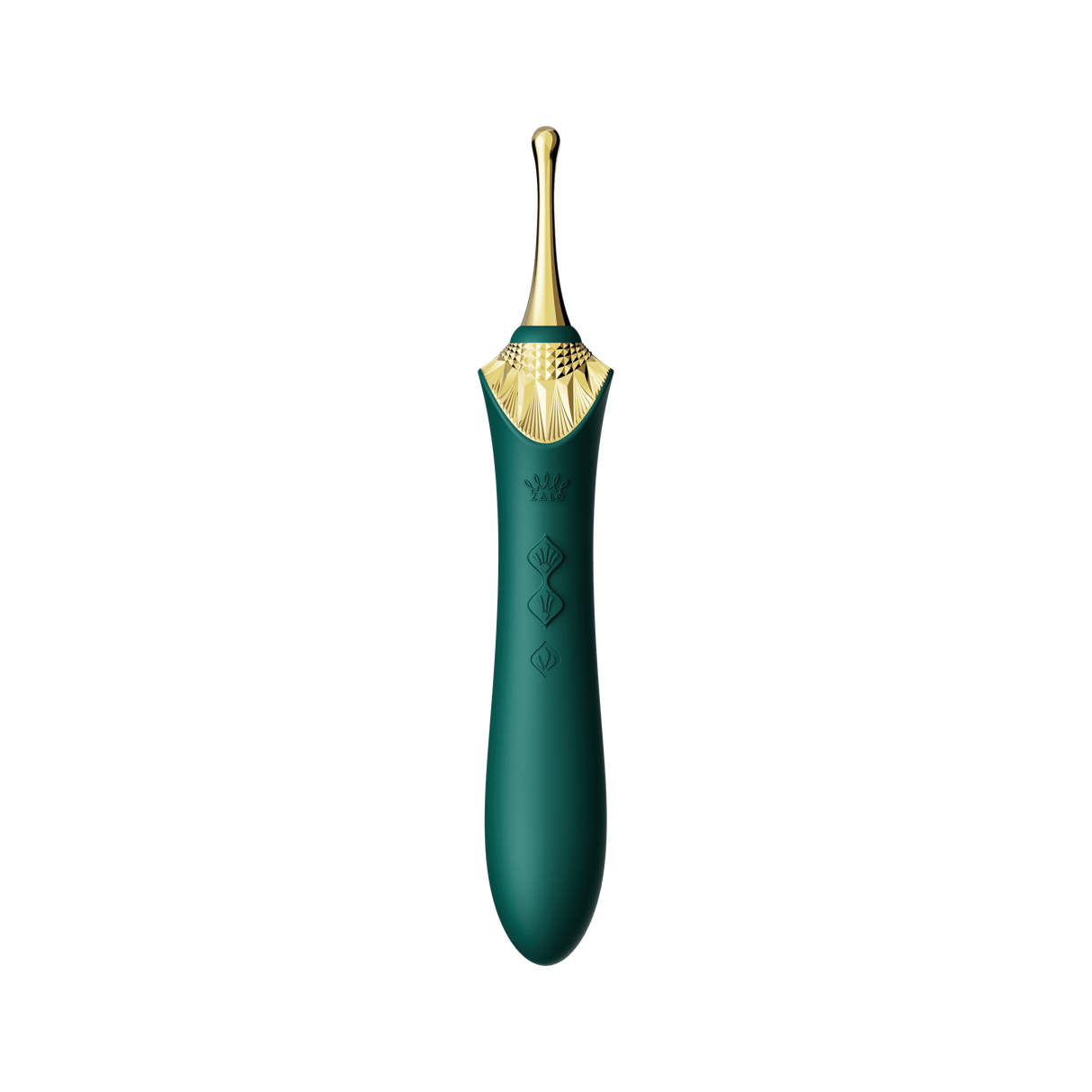 ZALO Bess 2 Premium Silicone Vibrator with Multiple Head Attachments and Heating Function in Green