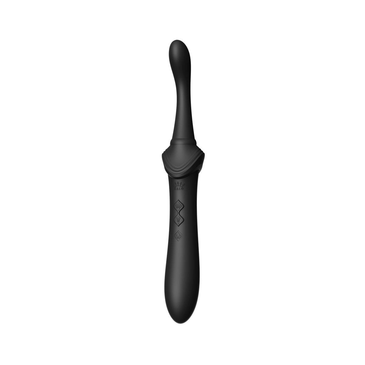 Bess 2 clitoral massager in obsidian black with multiple head attachments and heating function for targeted stimulation and pleasure.
