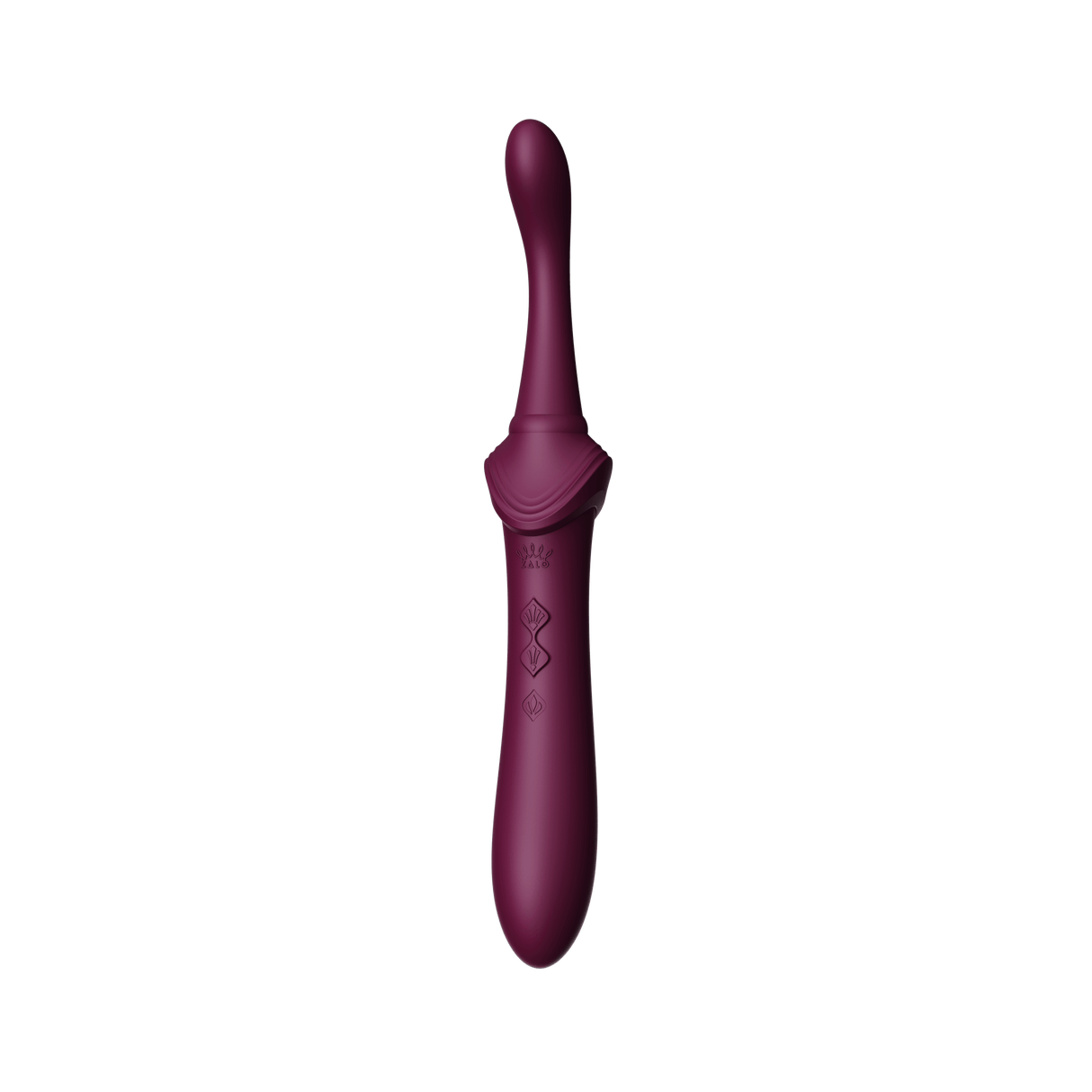 Velvet purple ZALO Bess 2 clitoral massager with multiple head attachments and heating function for targeted stimulation and enhanced pleasure
