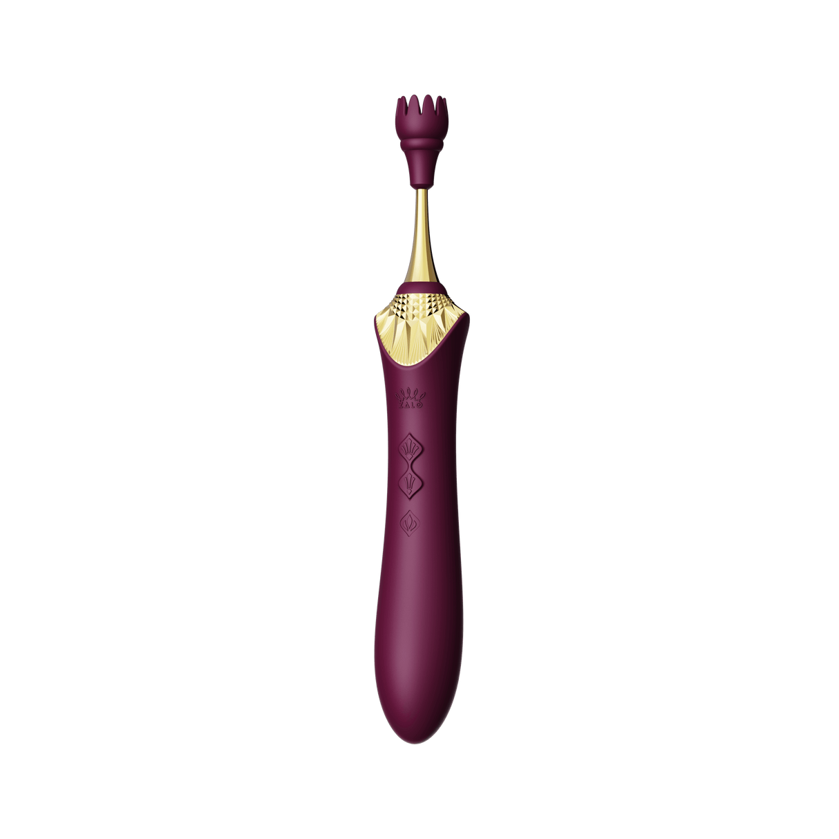 ZALO Bess 2 Velvet Purple Clitoral Massager with Multiple Head Attachments for Targeted Stimulation and 8 Vibration Modes, USB Rechargeable