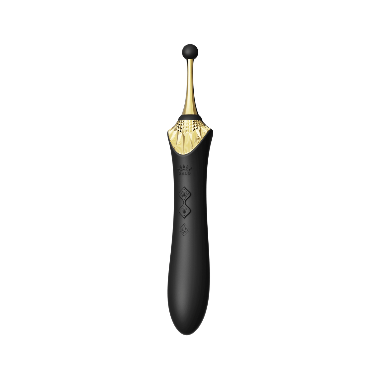 Bess 2 Clitoral Massager in Obsidian Black with 8 Vibration Modes, Waterproof, USB Rechargeable, with Additional Attachments and Heating Function