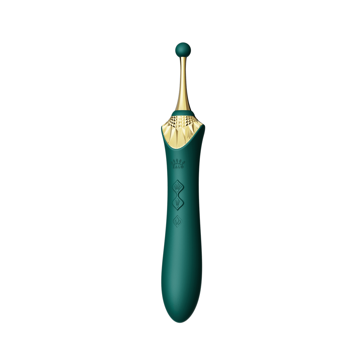 ZALO Bess 2 Premium Silicone Vibrator with multiple head attachments and a heating function for customizable pleasure.