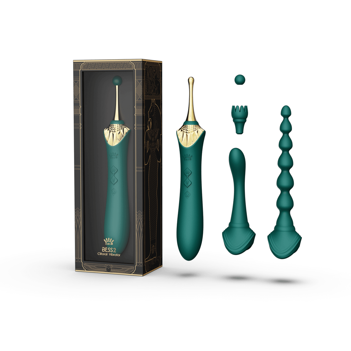 ZALO Bess 2 Premium Clitoral Vibrator Green