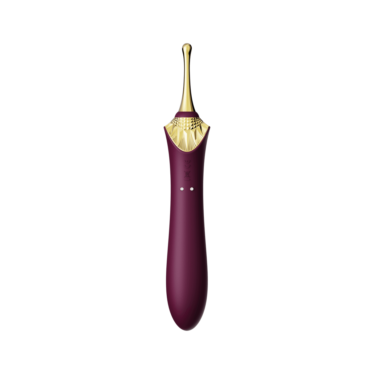 ZALO Bess 2 Velvet Purple Clitoral Massager with Multiple Attachments for Targeted Stimulation and Healing Function