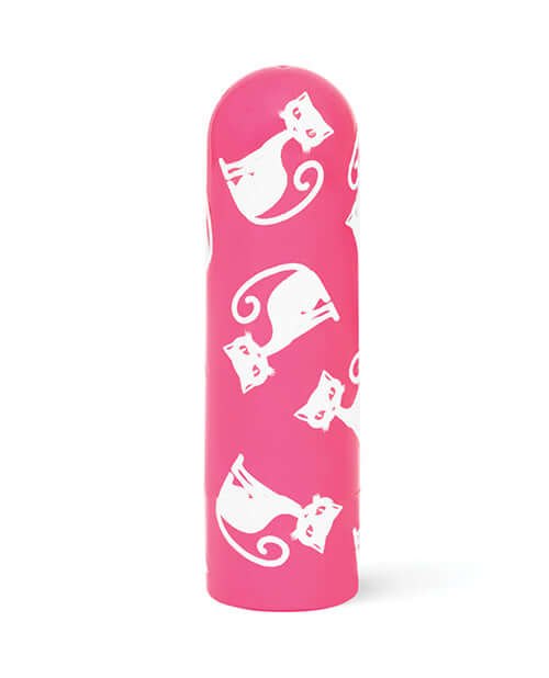 Pink Pussycat Glow in the Dark Bullet Vibrator, a compact and colorful vibrating toy featuring a playful cat design.