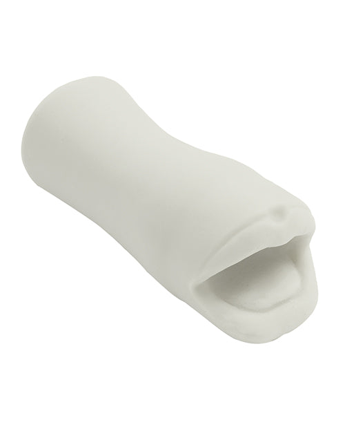 In A Bag Mouth Stroker Frost ULTRASKYN Masturbator displayed on a white background.