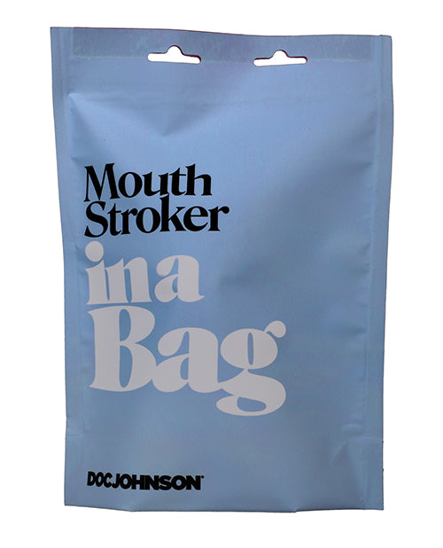 In A Bag Mouth Stroker Frost ULTRASKYN Masturbator packaging by Doc Johnson.
