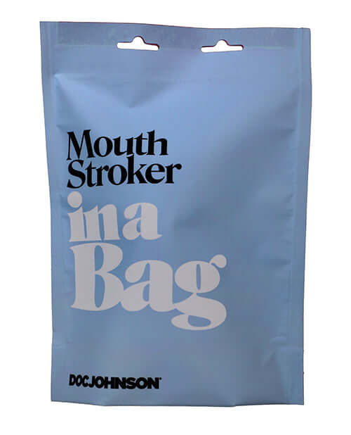 In A Bag Mouth Stroker Frost ULTRASKYN Masturbator packaging by Doc Johnson.