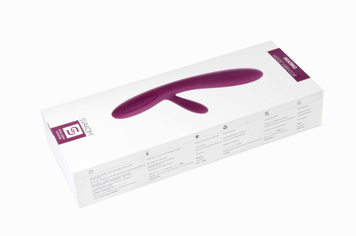 SVAKOM SVAKOM Lester Rechargeable Warming Rabbit Violet at $64.99