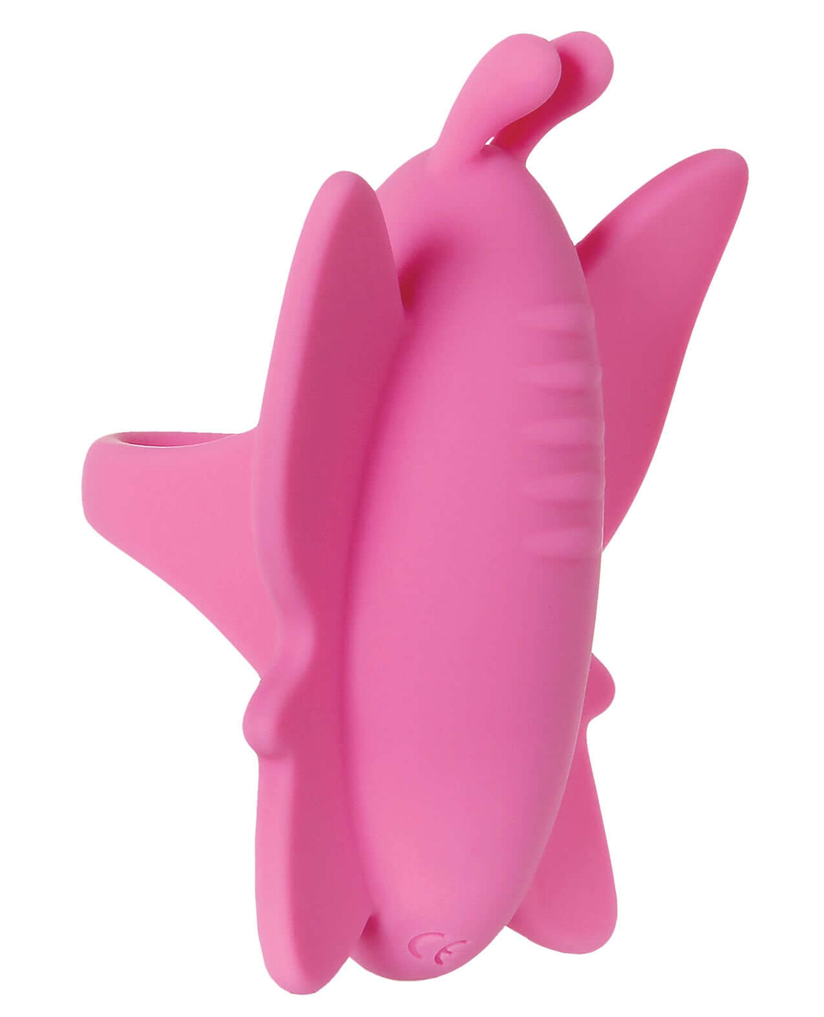 Evolved Double Date Kit Clitoral Anal Vibrator Pink ergonomic finger toy designed for intense clitoral and anal pleasure.