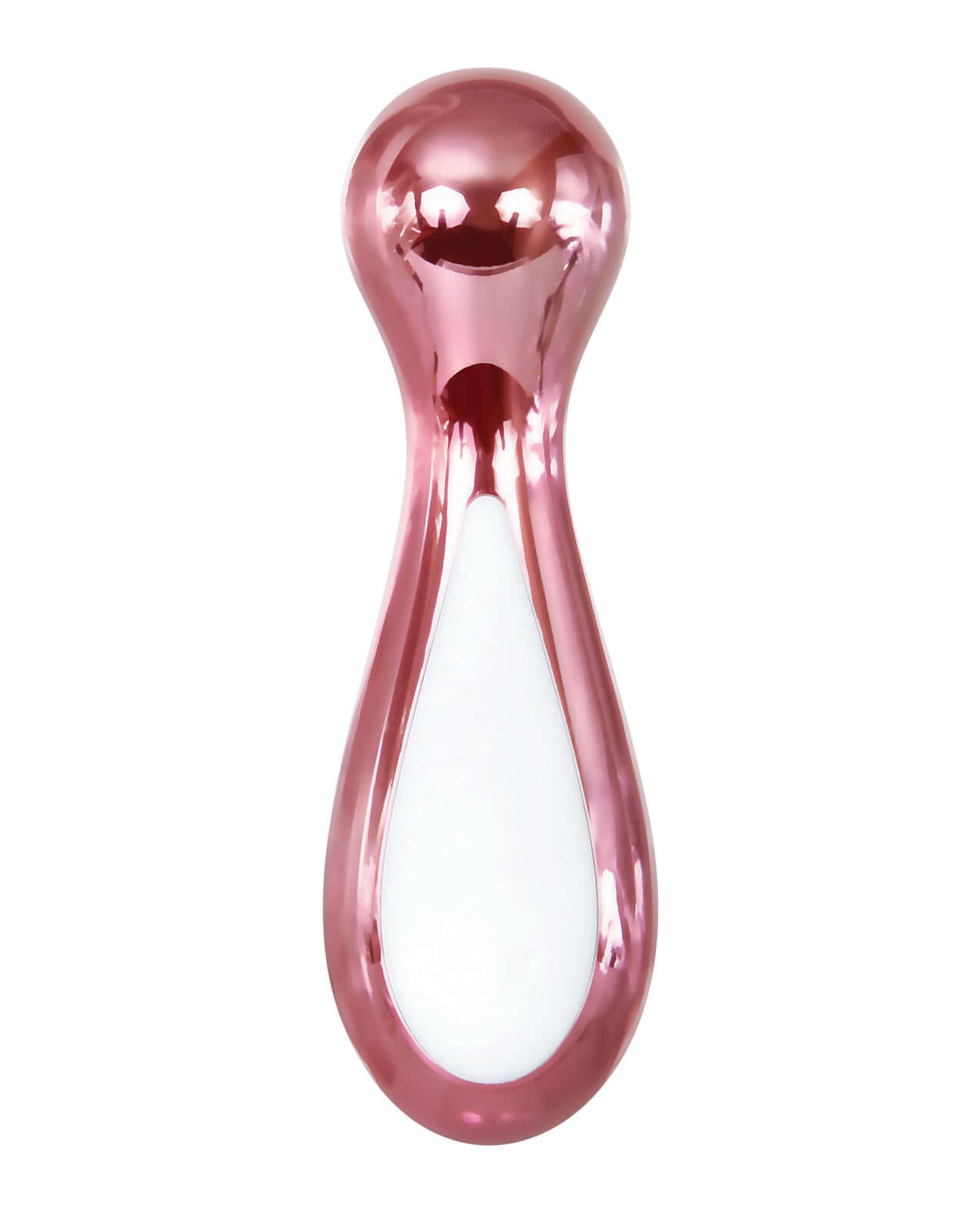 Evolved Starlite Bullet Vibrator Pink showcasing its sleek metallic design and ergonomic shape.
