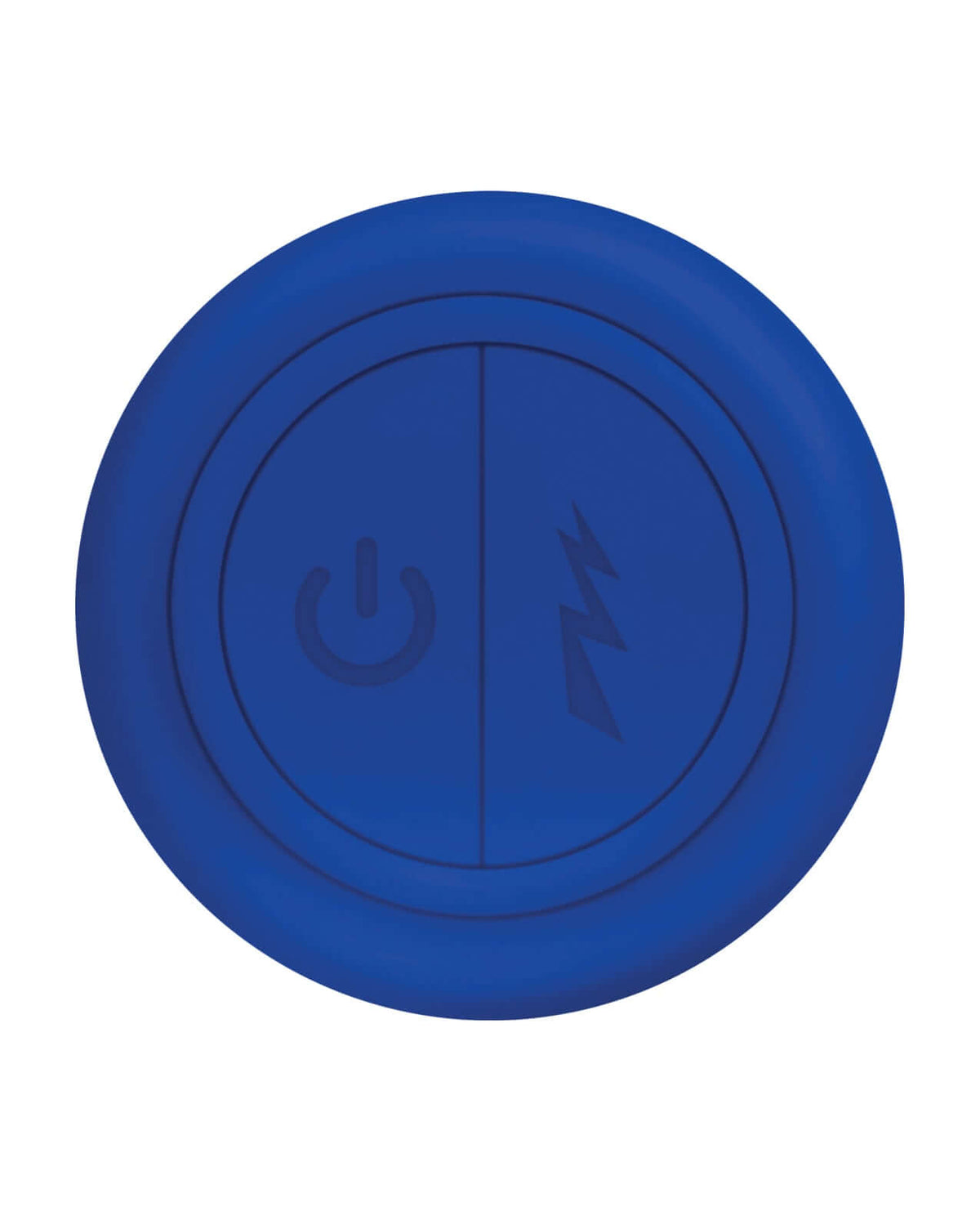 Evolved Robust Rumbler Silicone Vibrator Blue control buttons in blue color for enhanced experience.