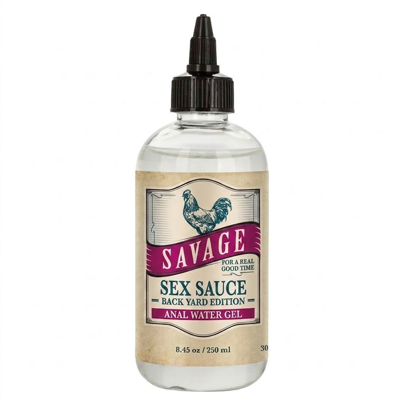 Savage Sex Sauce Backyard Edition Water Anal Gel 8.45 Oz