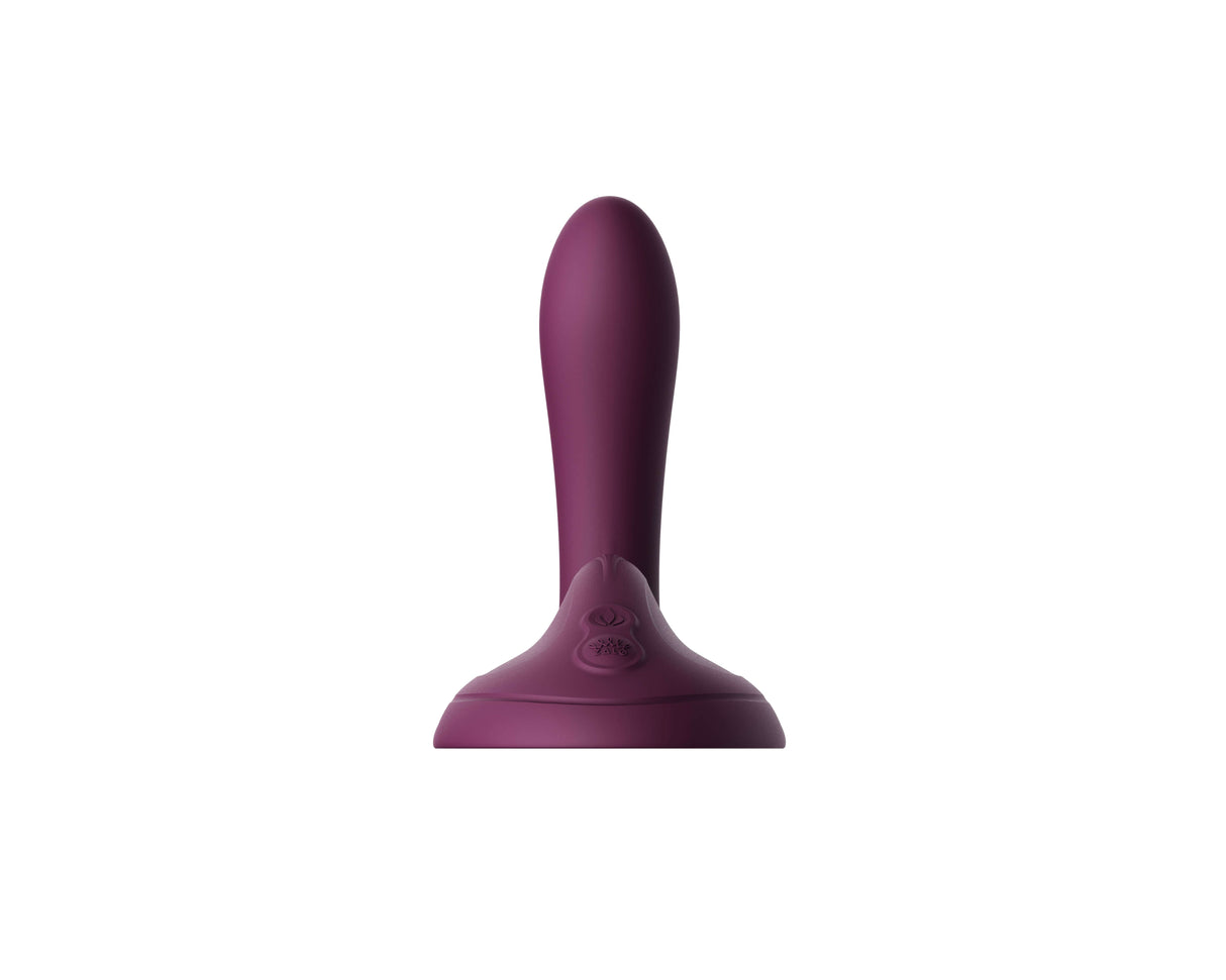Velvet Purple ZALO Flora Smart Vibrating Pad with eight motors for simultaneous stimulation, crafted from body-safe materials.