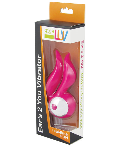 GigaLuv Ears 2 You Vibrator 7 Functions Pink