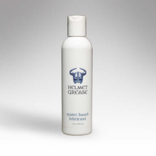 Helmet Grease Water Based Lube 3.4 Oz bottle for smooth, comfortable experiences.