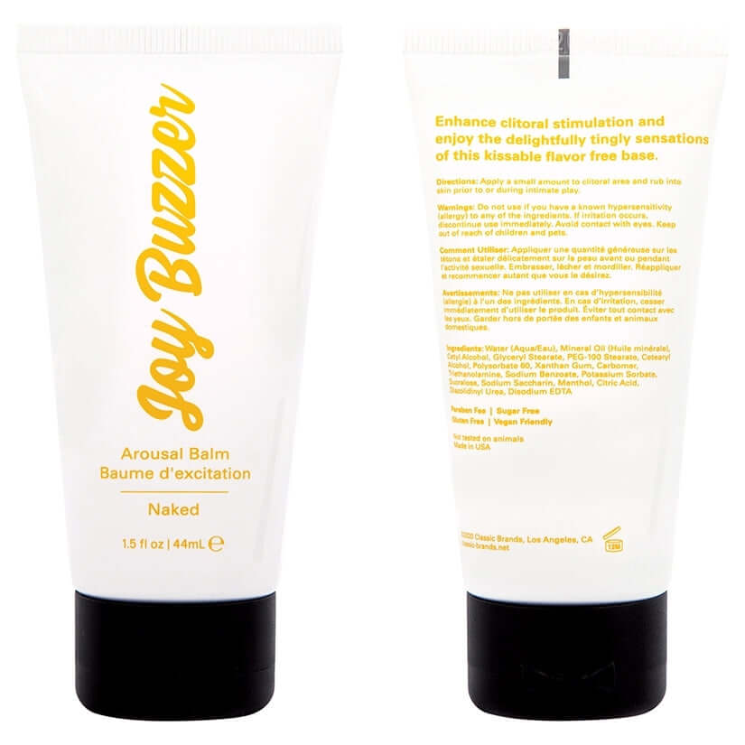 Joy Buzzer Arousal Balm Naked 1.5 Oz