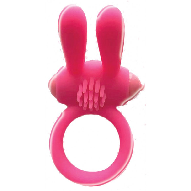 Wet Dreams Bunny Buster Vibrating Cock Ring with bunny-shaped stimulator for enhanced pleasure.