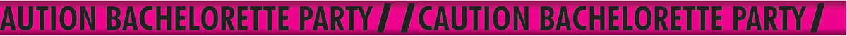 Bachelorette Party Caution Tape 100ft Pink in vibrant design, perfect for decorating bachelorette celebrations.