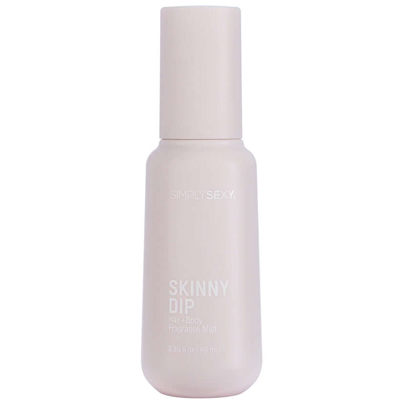 Simply Sexy Pheromone Hair & Body Mist Skinny Dip 3.35 Oz in a sleek bottle, perfect for a refreshing everyday scent.