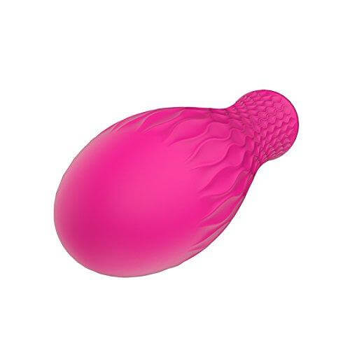 Nalone Ian Powerful 20-function Bullet Massager Pink shown in vibrant pink color with a sleek design.