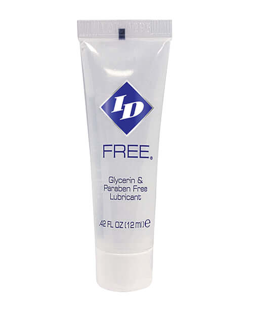 ID FREE Water Based Lubricant 12 ml Tube featuring a glycerin and paraben free formula.
