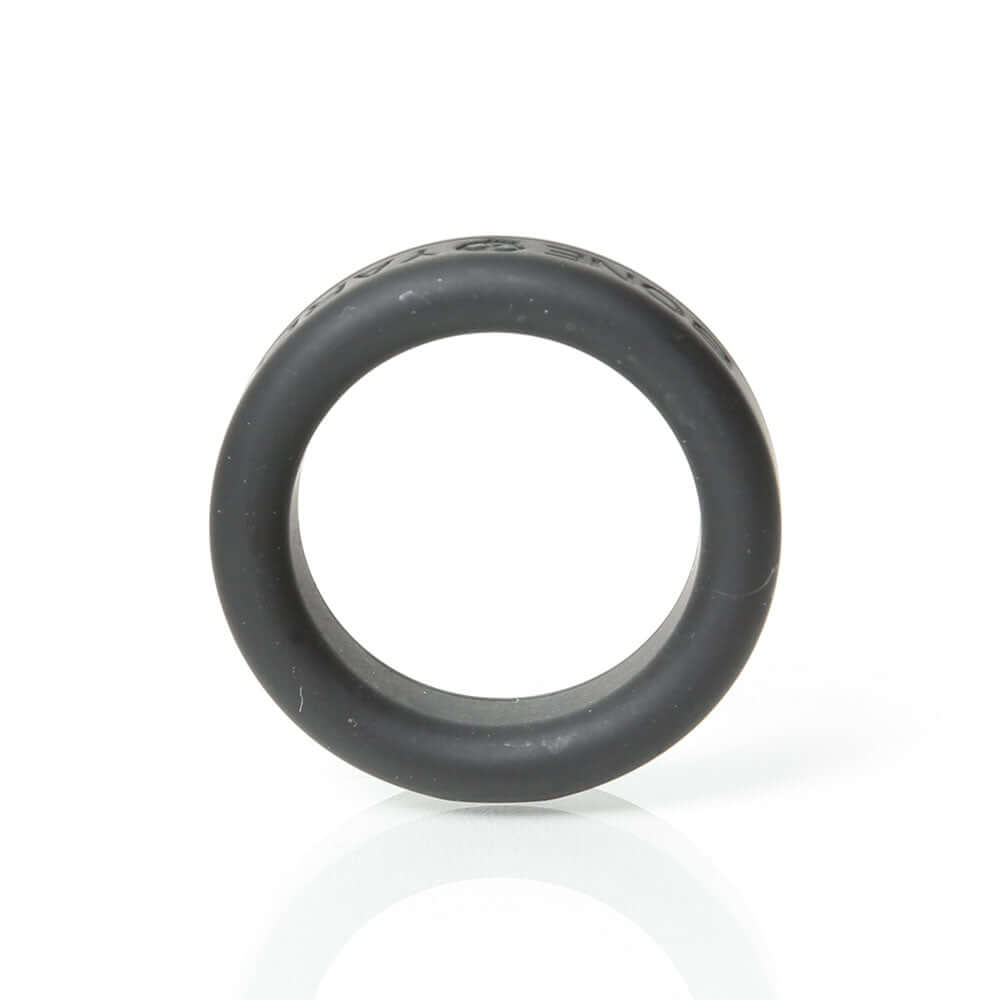 Boneyard Silicone Ring 30 mm Black, premium silicone ring for comfort and support, durable and elastic design.