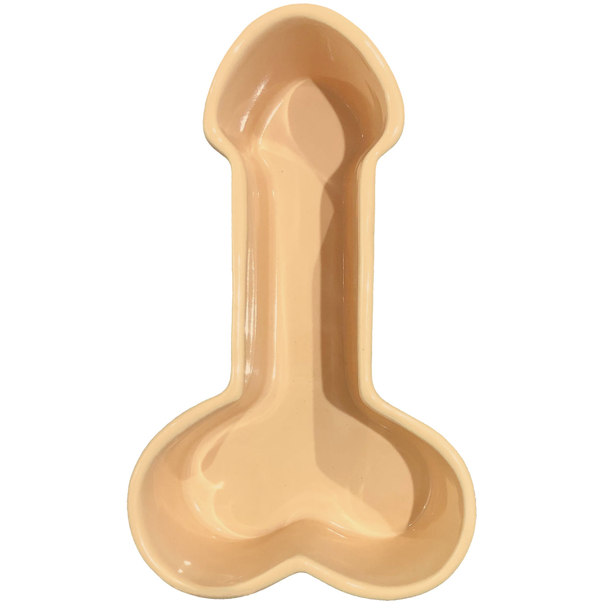 Kheper Games Naughty Candy Dish Adult Party Bowl in a playful penis shape for fun party occasions.