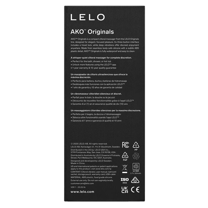 LELO AKO Originals Clitoral Vibrator