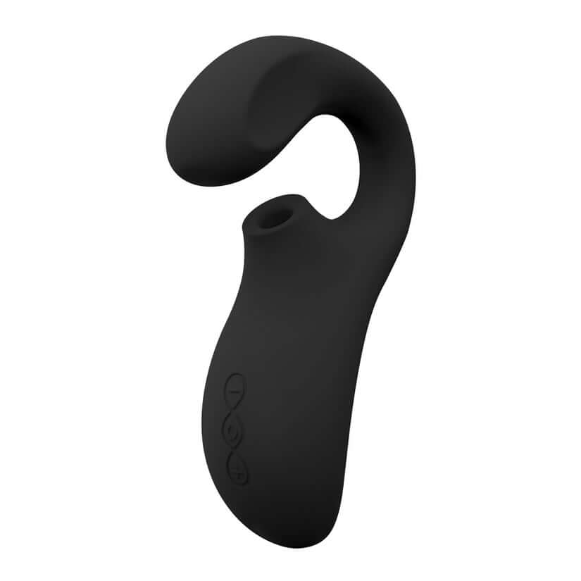 Lelo Enigma Cruise Dual Action Sonic Massager Black, featuring ergonomic design for dual stimulation and sonic waves.