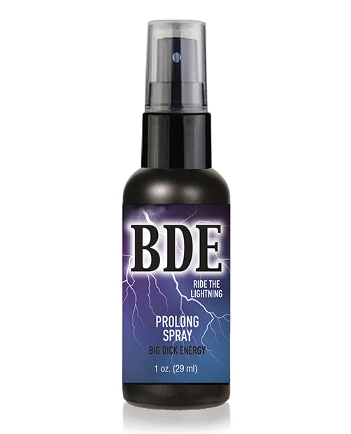 BDE Prolong Lidocaine Desensitizing Spray 1 Oz for extended intimacy and control.
