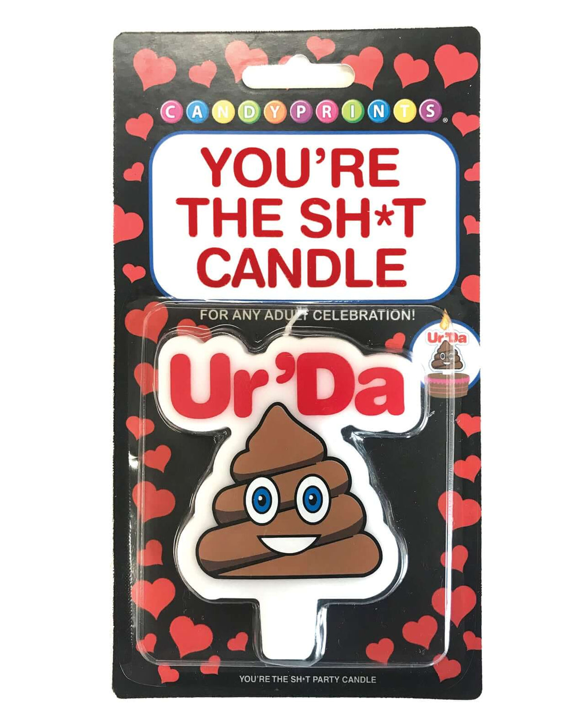You're the Shit Candle Ur'Da Novelty Gag Gift for adult celebrations with playful design.