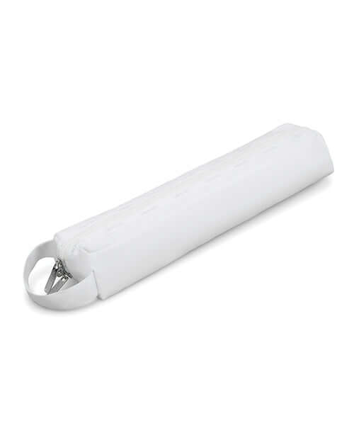 Le Wand Classique Storage Bag Large shown in white, designed for discreet and clean storage of wand essentials.