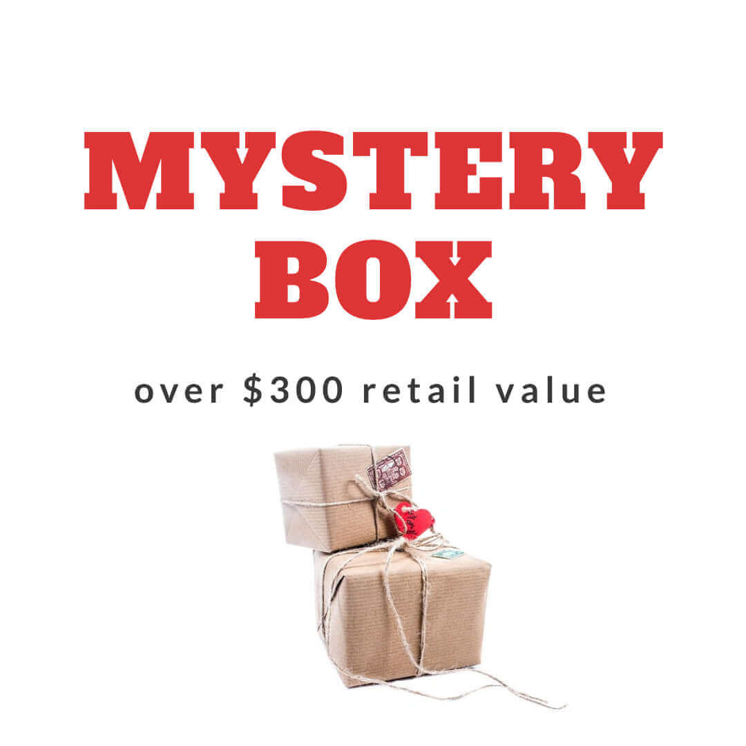 Ultimate Mystery Box $300 value - Surprise delights for women, men, and couples in plain brown packaging.