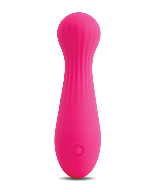 Sensuelle Nubii Sola Bullet Vibrator Pink showcasing its curvaceous design and vibrant pink color for intimate stimulation.
