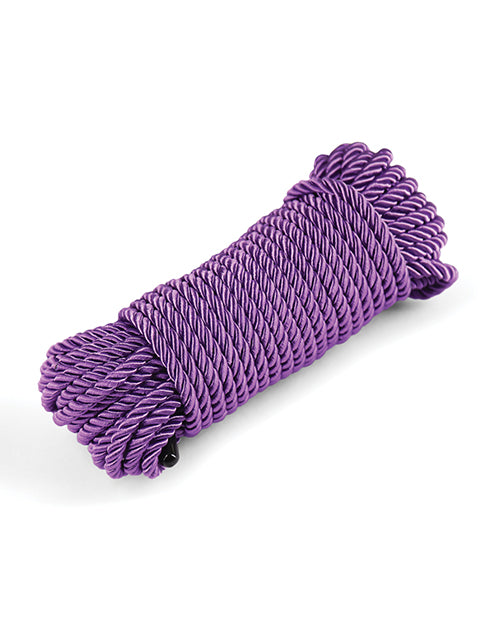Bound 50 ft Bondage Restraints Rope Purple, soft and non-chafing polyester rope for comfortable restraint play.