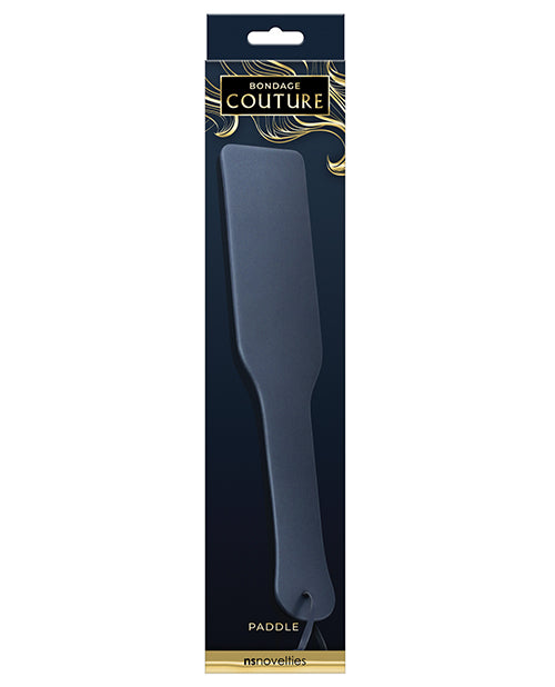NS Novelties Bondage Couture Paddle Blue in packaging with a sleek design for couples' play.