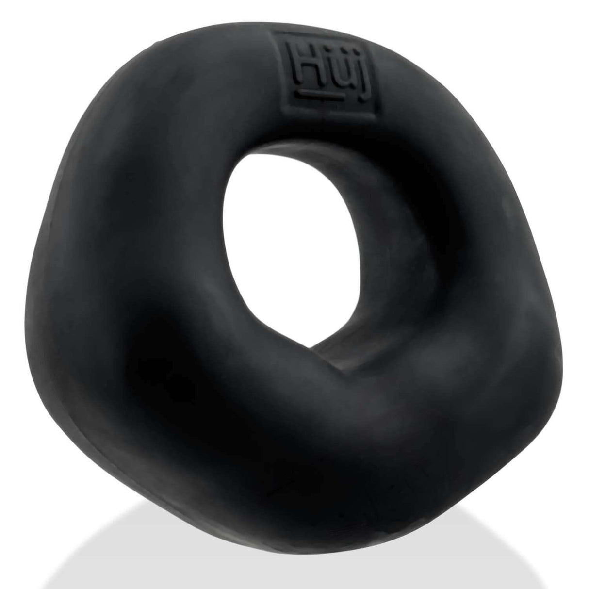 Oxballs Fit Bulge Hung-Style Cockring Black Fog, designed for comfort and support, with extra thick padding.