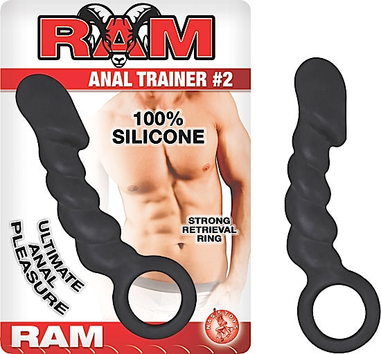 Nasstoys Ram Anal Trainer 2 Silicone Probe Black