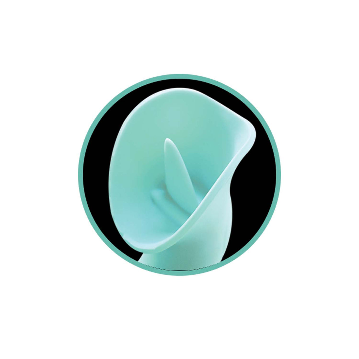 Close-up of the Princess Passion Heat Aqua Rabbit Vibrator featuring a sleek silicone design with a G-spot shaft.