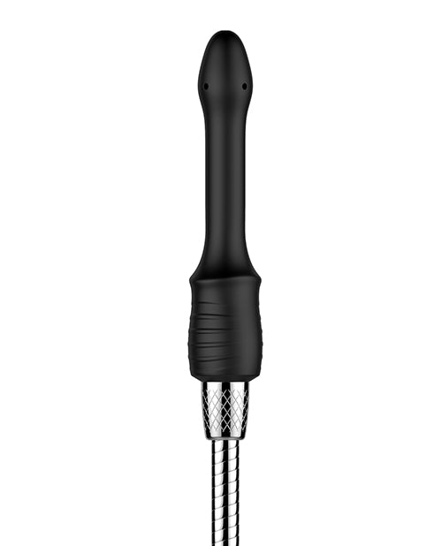 Nexus Beginner Shower Douche Kit Black silicone nozzle designed for comfort and thorough cleaning.