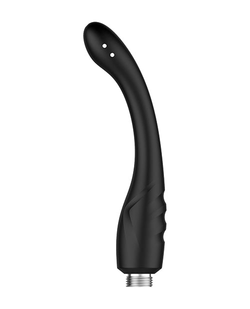 Nexus Advance Shower Douche Kit Black silicone nozzle side view for intimate cleansing