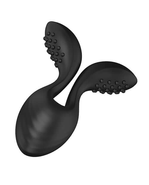 Nexus Bendz Vibrating Butt Plug Large Black with bendable arms and silicone surface for ergonomic fit.
