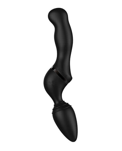 Nexus Revo Twist Rotating & Vibrating Massager Black with ergonomic design and dual stimulation features.