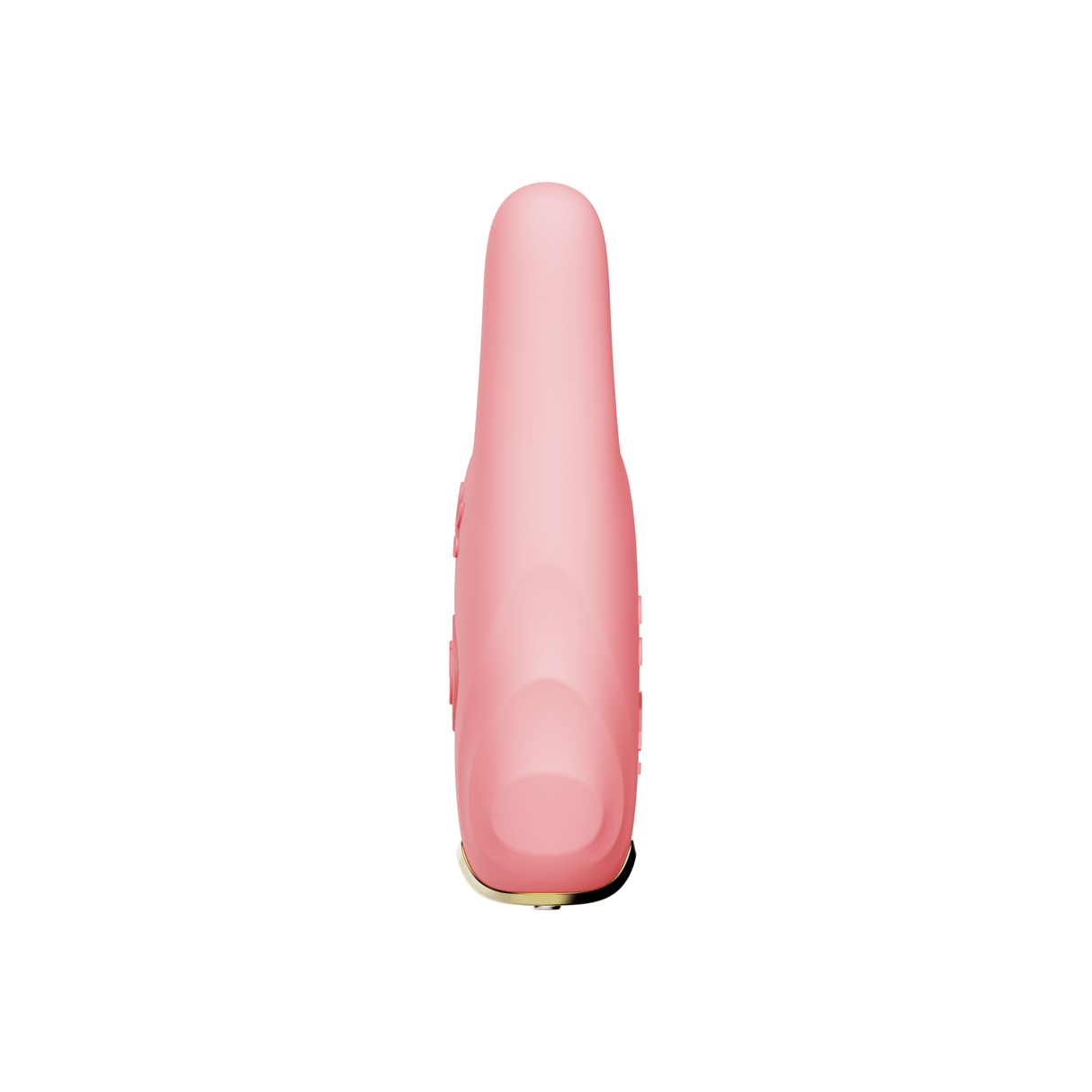 ZALO Nave Vibrating Nipple Clamps in Coral Pink with EasyClamp technology and dual motors for powerful nipple stimulation.