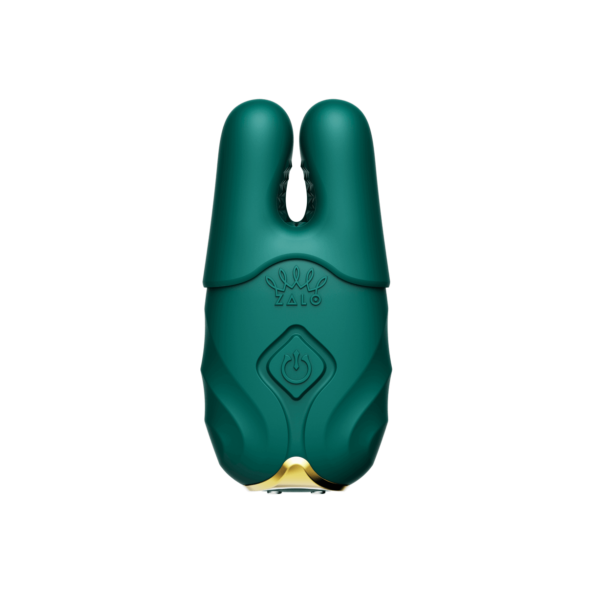 ZALO Nave Vibrating Nipple Clamps Turquoise Green with Powerful Vibration and EasyClamp Technology