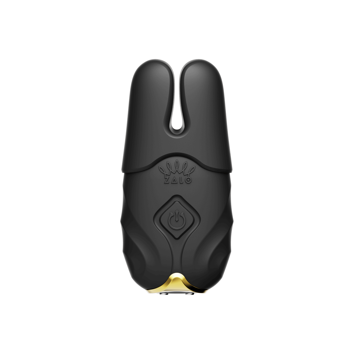 ZALO Nave Vibrating Nipple Clamps in Obsidian Black with EasyClamp technology and dual motors.