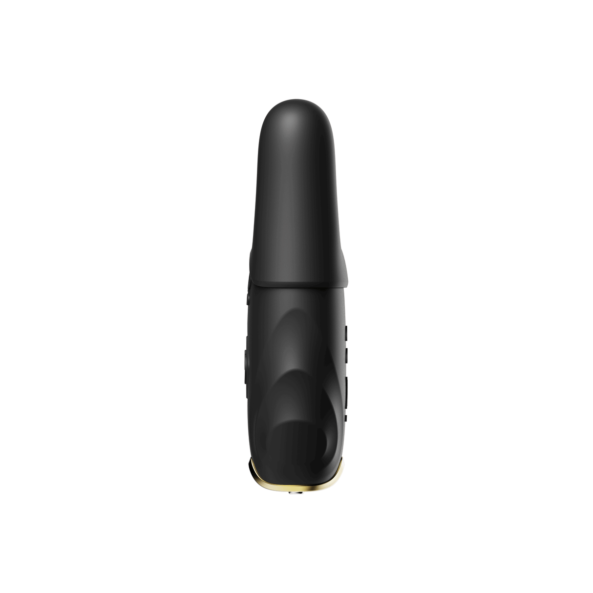 ZALO Nave Obsidian Black Vibrating Nipple Clamp with EasyClamp Technology and Dual Motors for Powerful Nipple Stimulation.