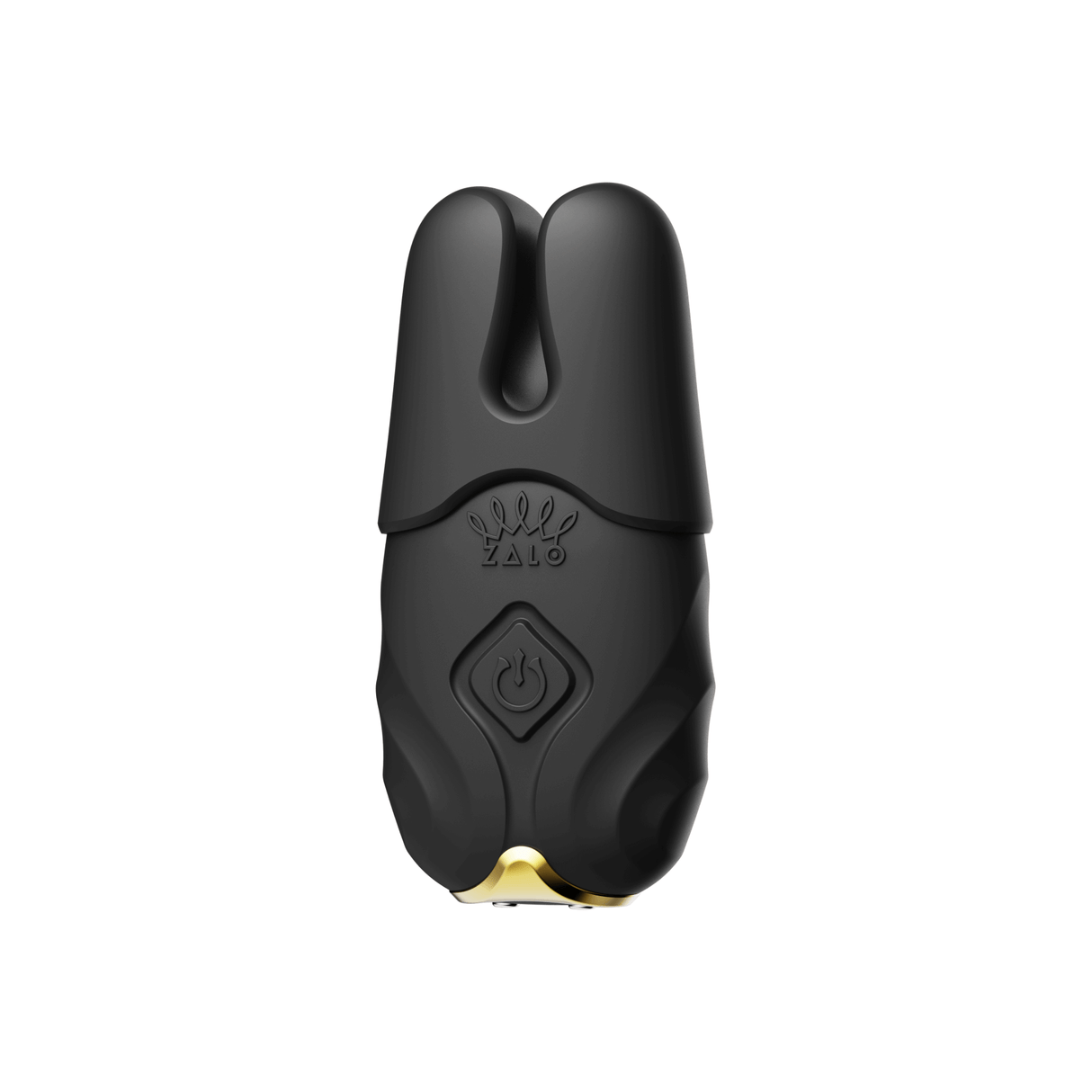 ZALO Nave Vibrating Nipple Clamps Obsidian Black with dual motors and EasyClamp technology for enhanced nipple play.