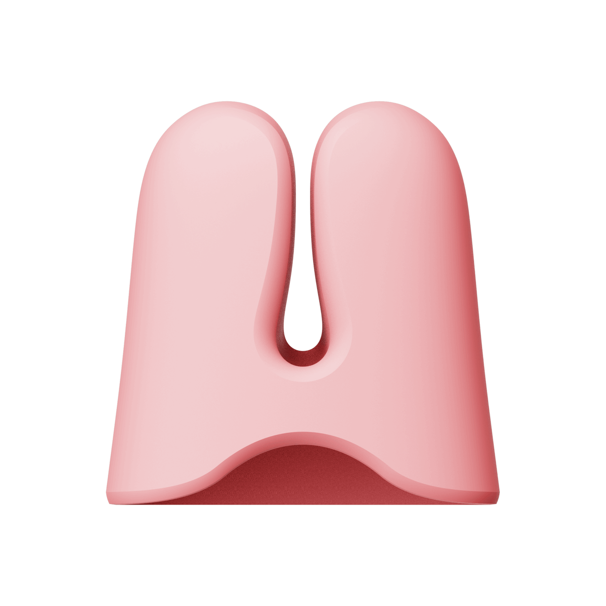 ZALO Nave Vibrating Nipple Clamps Coral Pink with EasyClamp technology and dual motors for powerful vibration.